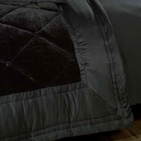 black velvet bed throw rug