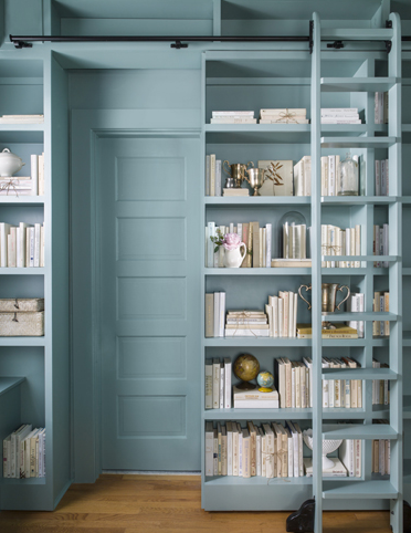 Tall Shelving in Small Spaces